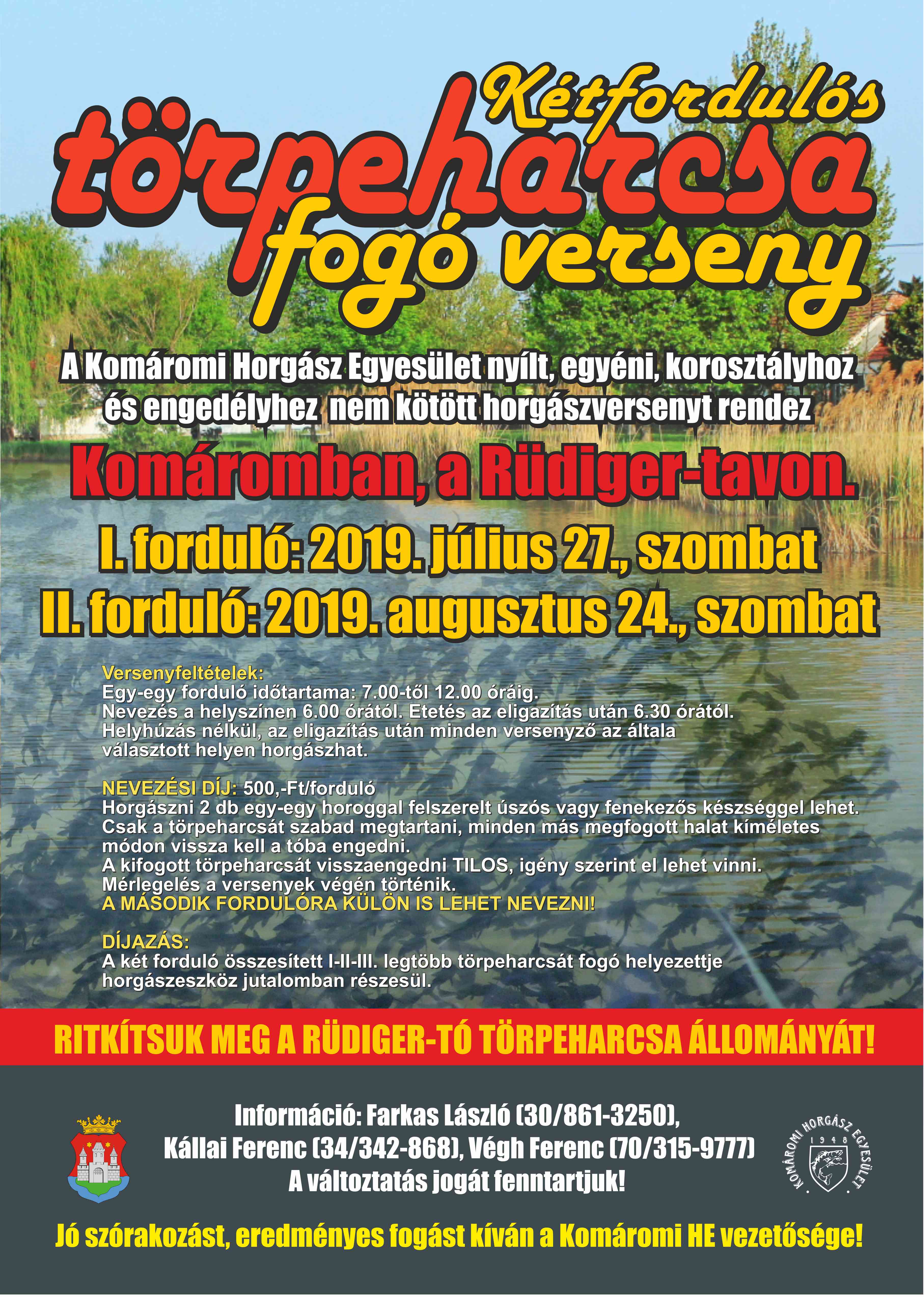 Törpeharcsa fogó verseny plakát